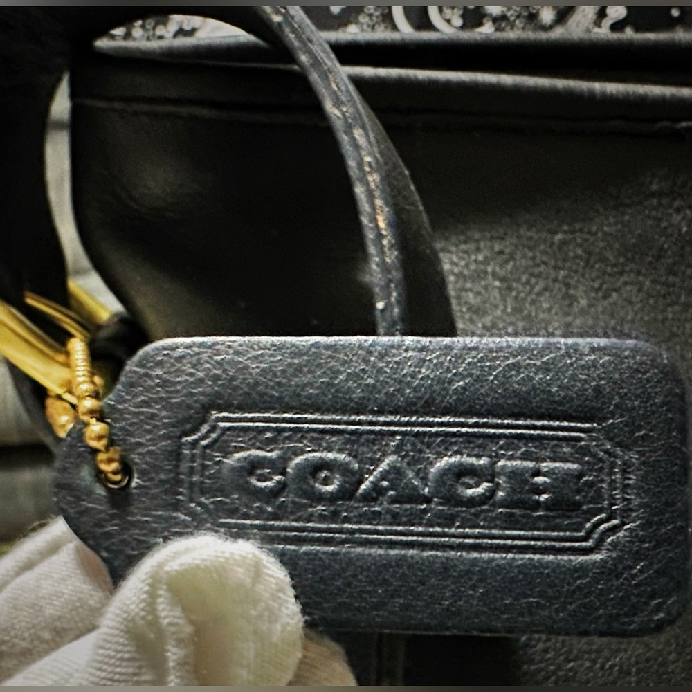 Rare Vintage Coach soho shoulder Bag 1996 soft Leather crossbody purse - Picture 4 of 16